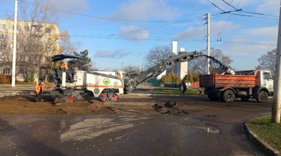 В Бендерах завершают ремонт улицы Тамары Кручок