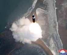 Северная Корея провела запуск гиперзвуковой ракеты средней дальности