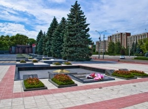 Мемориал славы в центре Тирасполя