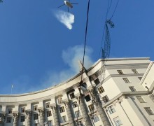 Удар по Кабмину в Киеве и атаки по военным объектам по всей Украине