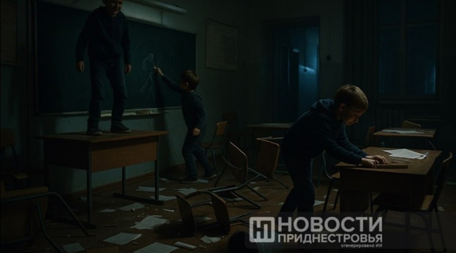 В Малаештах трое школьников ночью разгромили школу