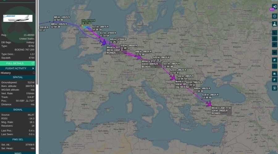 США перебросили заправщики KC-135 и KC-46 с истребителями на Ближний Восток