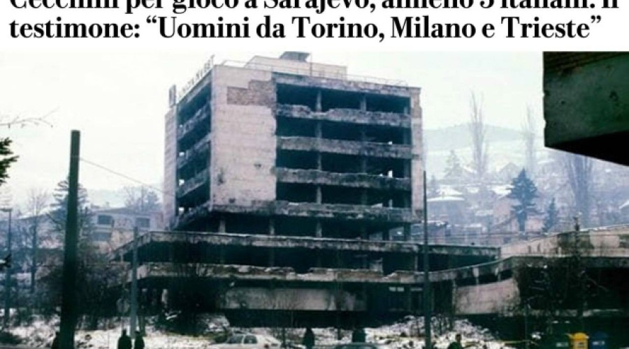 Итальянцев обвинили в участии в «человеческих сафари» в Сараево в 1990-х