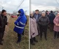 Протест жителей Копанки против подключения к энергосистеме Молдавии