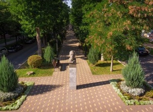 Бульвар Гагарина в Тирасполе