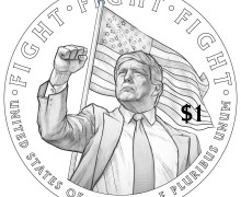 США готовят памятную монету с изображением Дональда Трампа к 250-летию страны