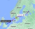 Британский разведывательный самолёт RC-135W замечен у границы РФ