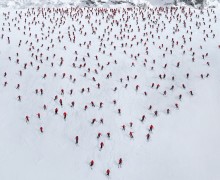 Огненный маршрут на Маттерхорне: рискованная фотосессия к 150-летию восхождения