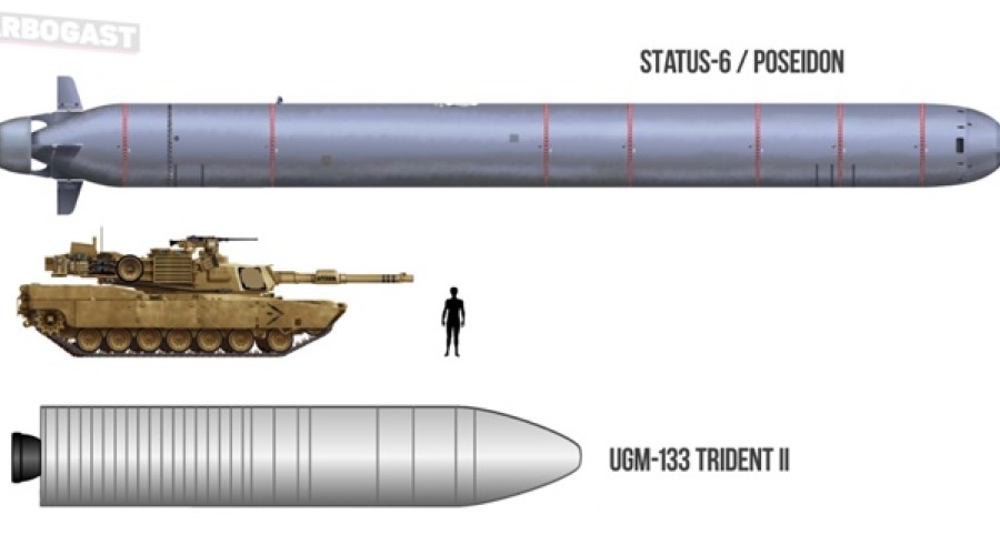 Путин: Россия испытала подводный аппарат «Посейдон»