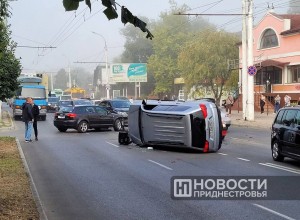 Серьёзная авария на Бородинке в Тирасполе: несколько машин столкнулись, движение затруднено