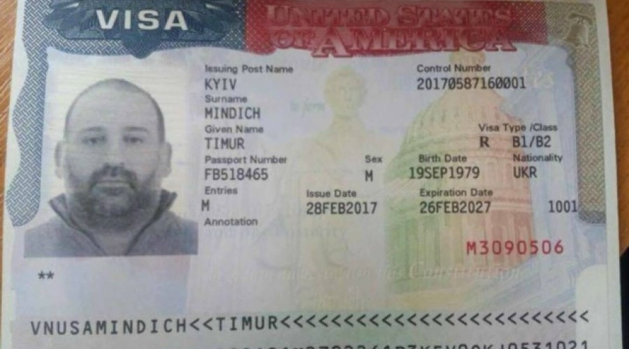 США аннулировали визу Тимура Миндича на фоне скандала