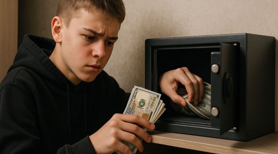 Школьник из Ближнего Хутора украл у родителей 3 тысячи долларов и тратил их на кафе с друзьями