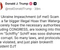 Трамп потребовал расследовать «украинский импичмент»: «Это был обман, хуже Уотергейта»