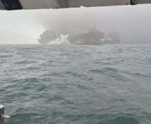 Столкновение американского танкера с португальским контейнеровозом в Северном море: 32 пострадавших