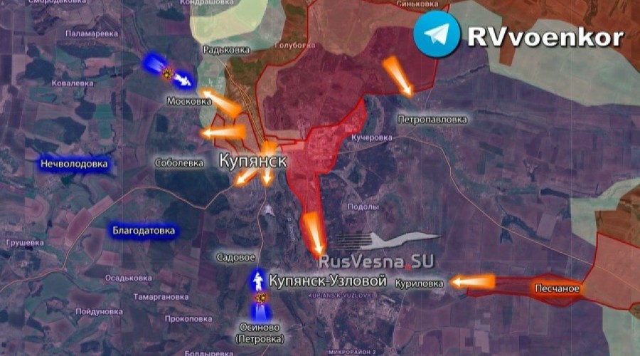 Продолжение боёв под Купянском: ВСУ безуспешно пытаются прорвать окружение