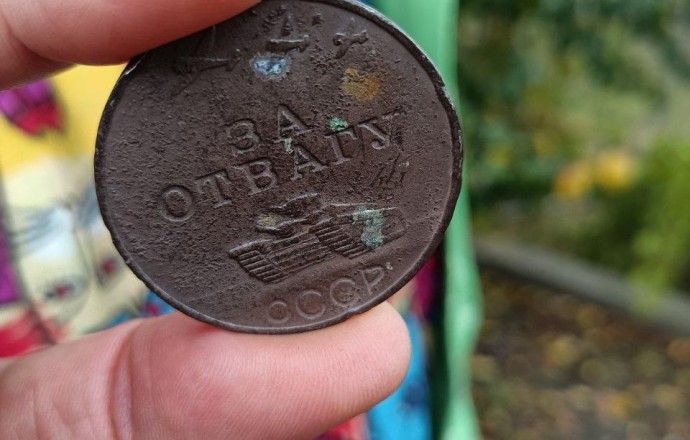 В Кицканах нашли медаль «За отвагу» времён войны: награда вернётся семье героя