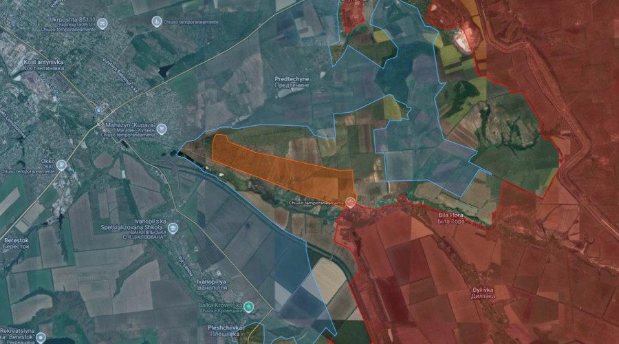 Закрепление российских войск под Константиновкой сигнализирует о начале боёв за город