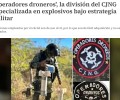 Мексиканский картель CJNG обучался на Украине использованию дронов в боевых действиях