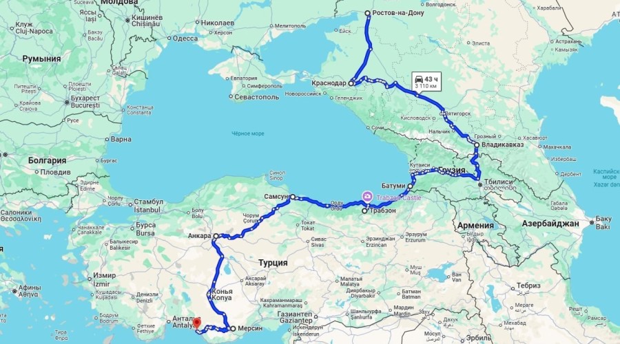 Первый автобусный рейс Россия – Турция стартует 15 марта