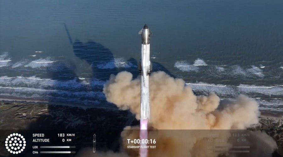 SpaceX потеряла корабль на седьмом испытательном пуске Starship