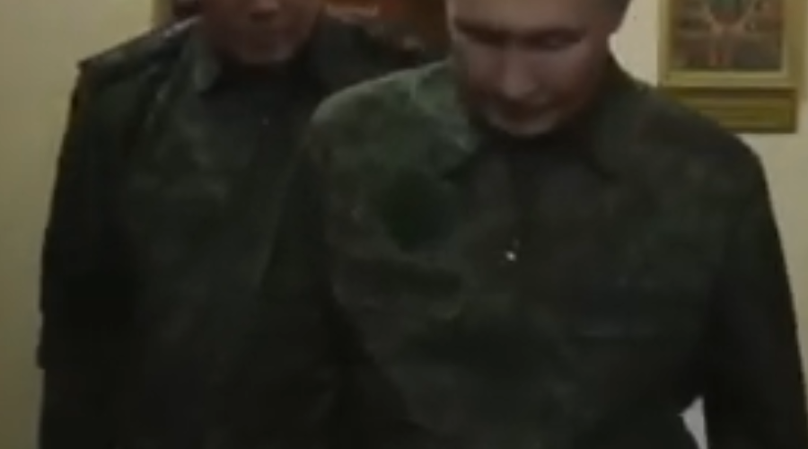 Путин провел совещание с военным командованием в Курской области