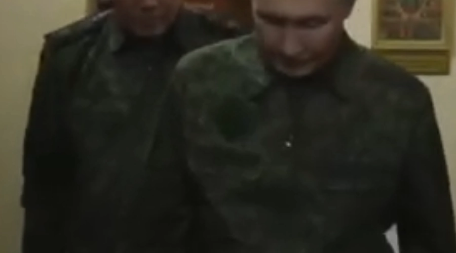 Путин провел совещание с военным командованием в Курской области