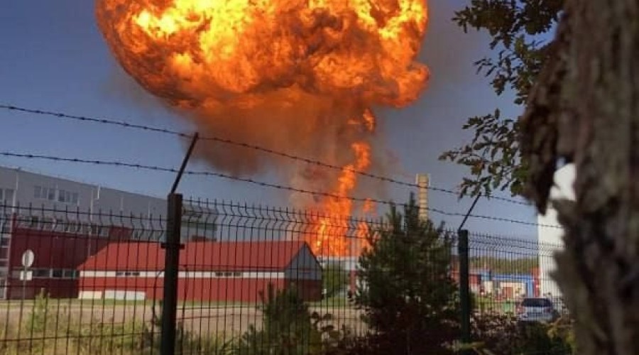 Взрыв состава с газом в Вильнюне: эвакуация и перебои в движении поездов
