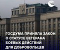 Госдума приняла закон о статусе ветерана для добровольцев и новые поправки по призыву