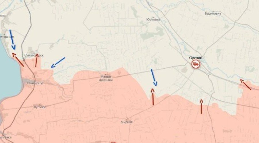 Сообщается о продвижении российских сил в районе Степногорска в Запорожской области