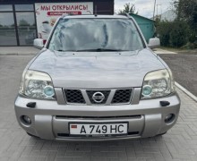 Nissan X-Trail T30 2005, турбодизель 2.2, рестайлинг, черный кожаный салон