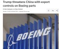 Трамп пригрозил отрезать Китай от запчастей Boeing — новый виток торговой войны