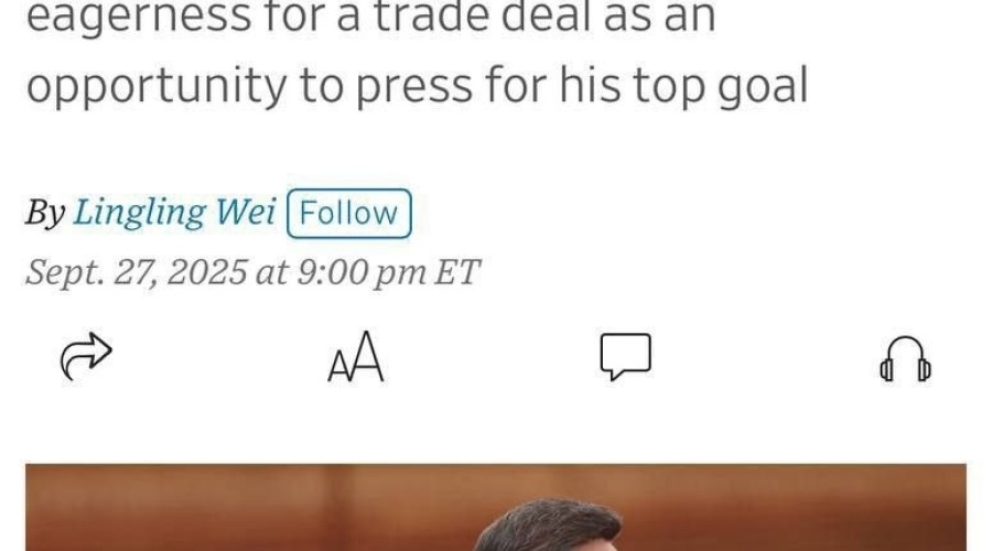 Си Цзиньпинь требует от Трампа официально осудить независимость Тайваня для торговой сделки