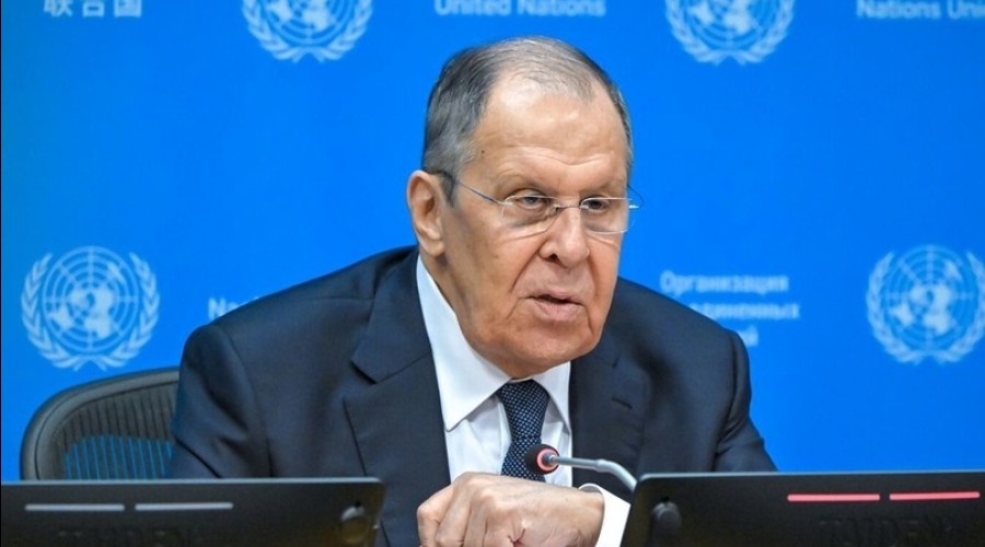 Пресс-конференцию Сергея Лаврова в ООН охранял немецкая овчарка | Забавный момент МИД