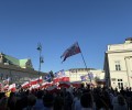 Антивоенный митинг в Варшаве: протест против участия Польши в конфликтах и «провоенной пропаганды»