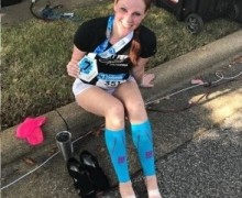 Американка пробежала марафон на каблуках и вошла в Книгу рекордов