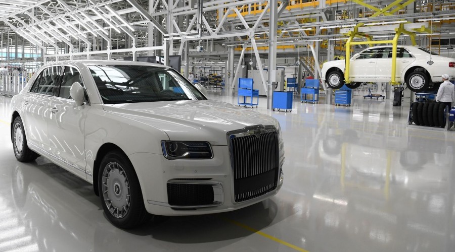Завод в Санкт-Петербурге начнет выпуск автомобилей Aurus Senat в следующем году