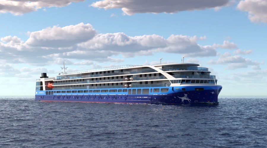 В России представили проект нового круизного лайнера «Сириус»