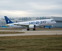 В России испытали второй импортозамещённый самолёт МС-21 с ПД-14