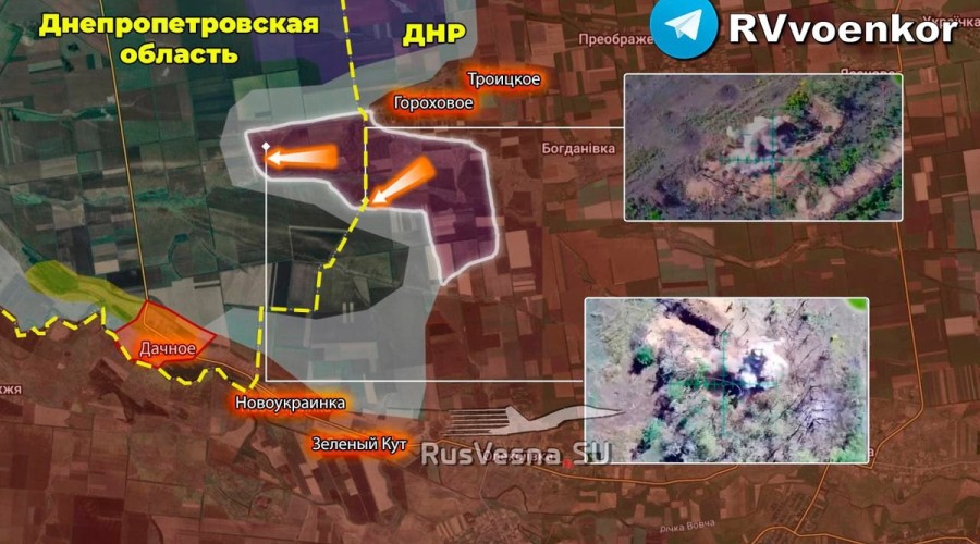 ВС РФ окружили до 6 тысяч военных ВСУ в полукотле у Новопавловки в Днепропетровской области