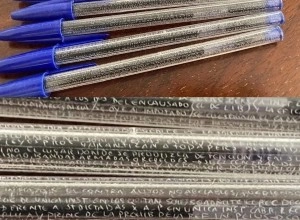 Испанский студент создал шпаргалки, признанные произведением искусства