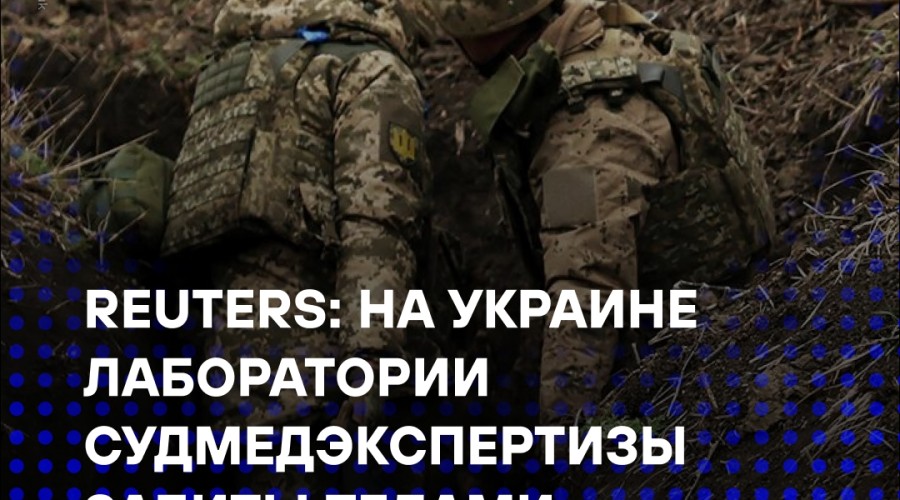 Reuters: судмедэксперты Украины перегружены из-за масштабных потерь ВСУ