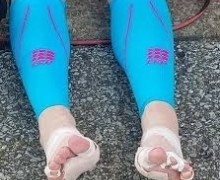 Американка пробежала марафон на каблуках и вошла в Книгу рекордов