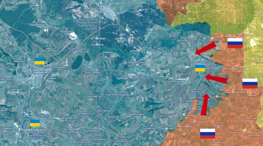 Формирование «северского кармана»: российские войска усиливают давление под Северском