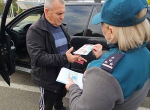 Совместный рейд ГАИ и Госпожнадзора: проверка огнетушителей у водителей